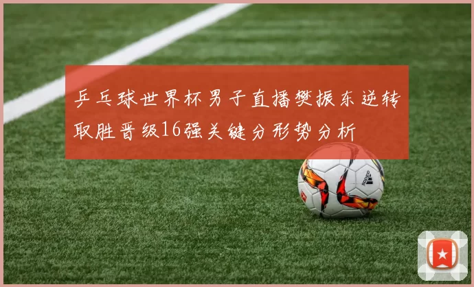 乒乓球世界杯男子直播樊振东逆转取胜晋级16强关键分形势分析